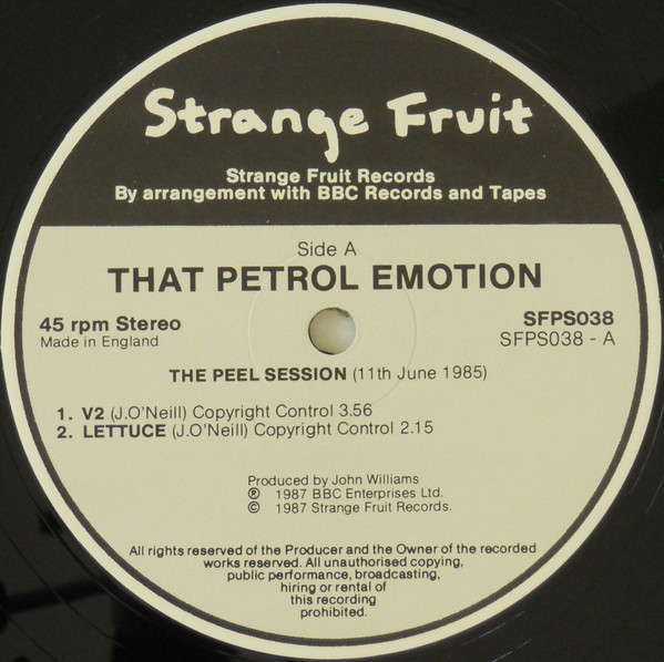 That Petrol Emotion - The Peel Sessions | Strange Fruit (SFPS038) - 3