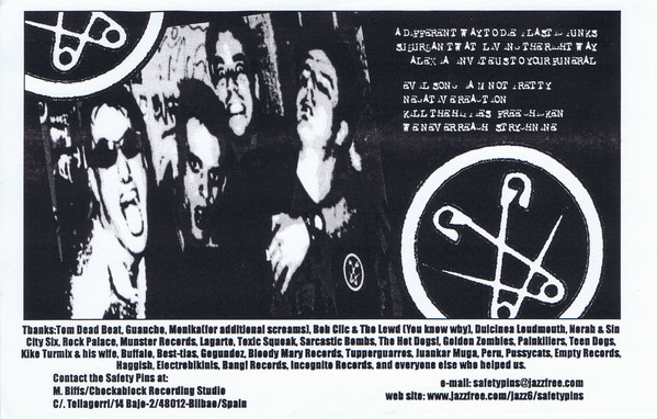 Safety Pins - Invite Us To Your Funeral [Vinyl] | Dead Beat Records (DB 29) - 2