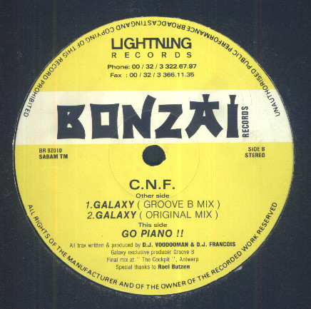 C.N.F. - Galaxy | Bonzai Records (BR 92010)