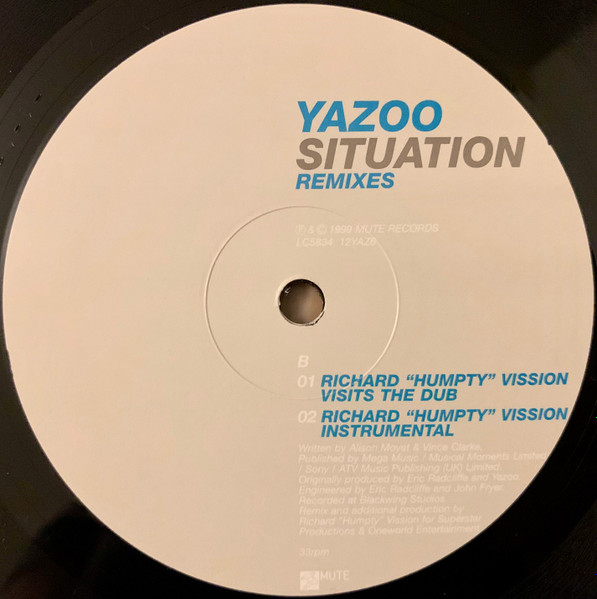 Yazoo - Situation (Remixes) | Mute (12YAZ6) - 4