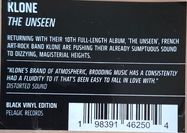 Klone - The Unseen | Pelagic Records (PEL 269-V) - 3 Klone - The Unseen | Pelagic Records (PEL 269-V) - 3