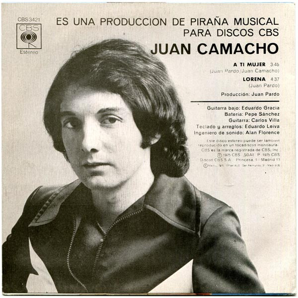 Juan Camacho - A Ti Mujer | CBS (CBS 3421) - 2