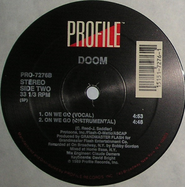 Doom - Shake Your Body Down | Profile Records (PRO-7276) - 2