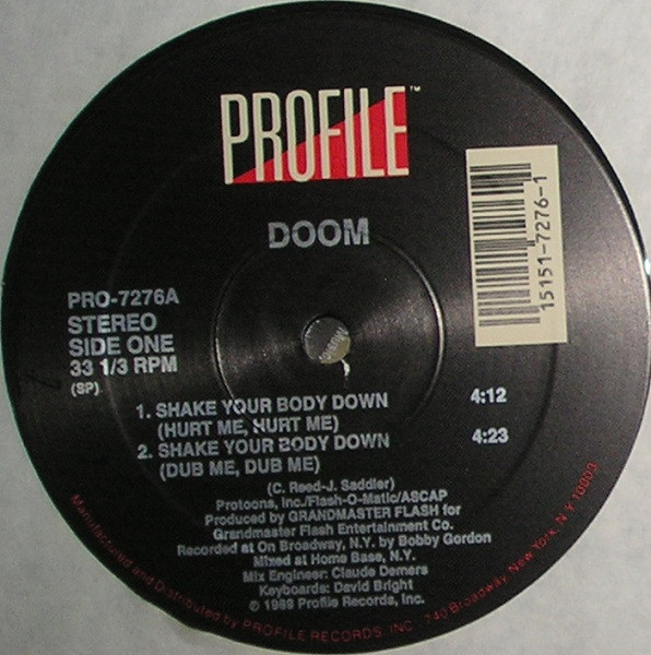 Doom - Shake Your Body Down | Profile Records (PRO-7276)