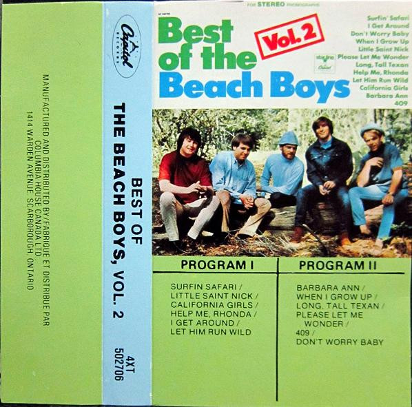 The Beach Boys - Best Of The Beach Boys, Vol. 2 | Capitol Records (4XT-502706) - main The Beach Boys - Best Of The Beach Boys, Vol. 2 | Capitol Records (4XT-502706) - main
