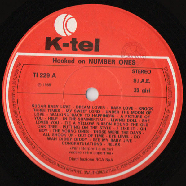 Various - Hooked On Number Ones / 50 Non Stop Hits | K-Tel (TI 229) - 3 Various - Hooked On Number Ones / 50 Non Stop Hits | K-Tel (TI 229) - 3