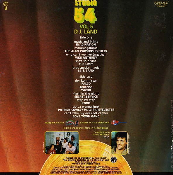 Various - Studio 54 - Vol. 5 - "D.J. Land" | Derby (COM 20331) - 2 Various - Studio 54 - Vol. 5 - "D.J. Land" | Derby (COM 20331) - 2