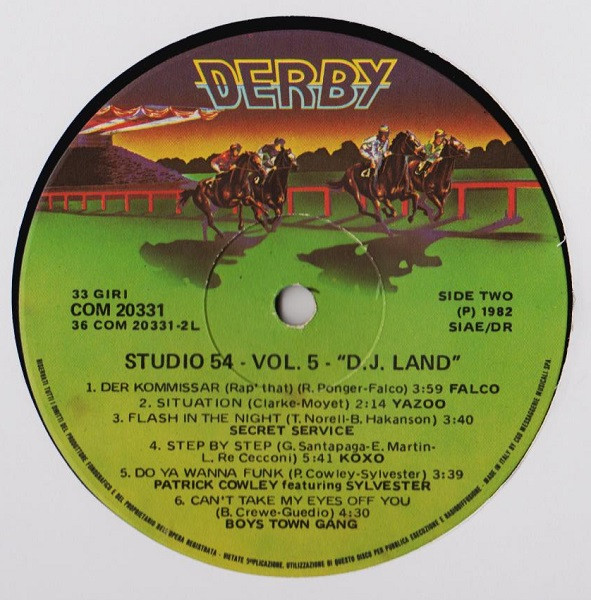 Various - Studio 54 - Vol. 5 - "D.J. Land" | Derby (COM 20331) - 4 Various - Studio 54 - Vol. 5 - "D.J. Land" | Derby (COM 20331) - 4