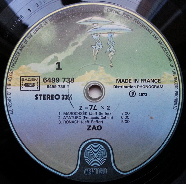 ZAO - Z=7L | Vertigo (6499 738) - 4