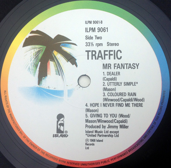 Traffic - Mr. Fantasy | Island Records (ILPM9061) - 4