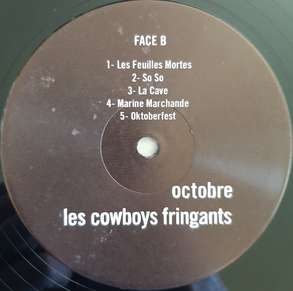 Les Cowboys Fringants - Octobre | La Tribu (TRILP-7366) - 4