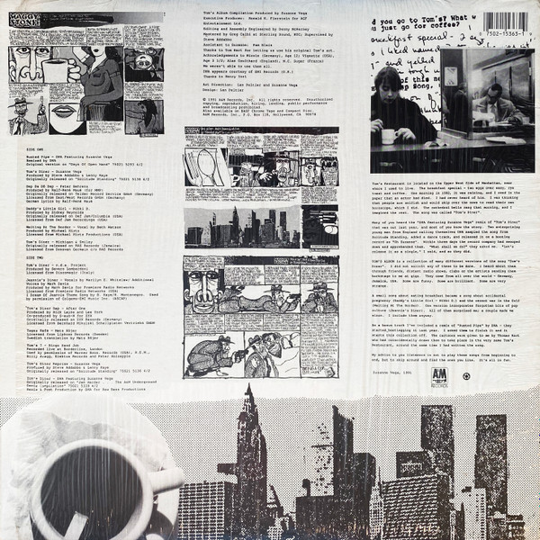Various - Tom's Album | A&M Records (75021 5363 1) - 2