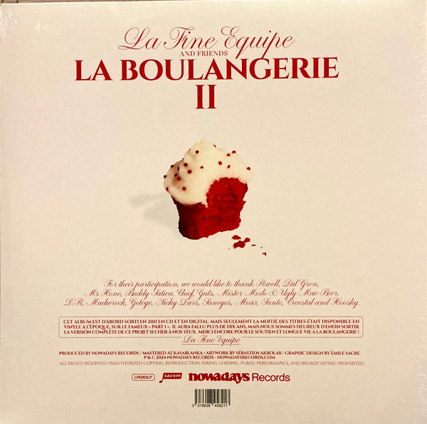 La Fine Equipe - La boulangerie 2. Part 1 et 2 | Nowadays Records (M4533) - 2