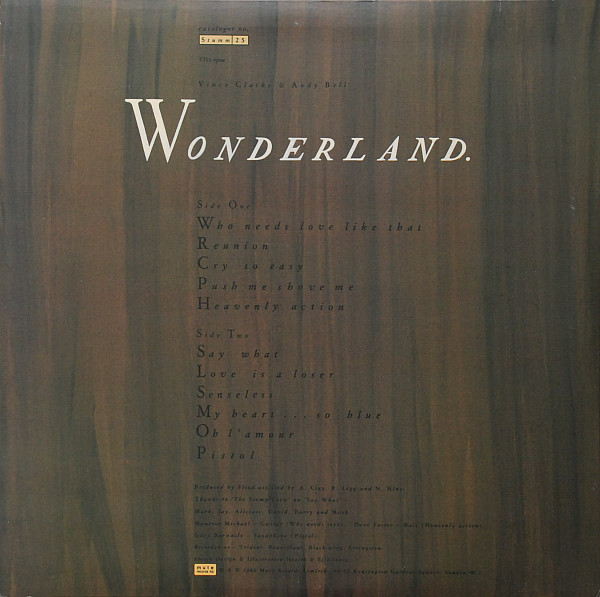 Erasure - Wonderland | Mute (Stumm 25) - 2