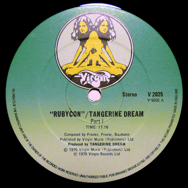Tangerine Dream - Rubycon | Virgin (V2025) - 2