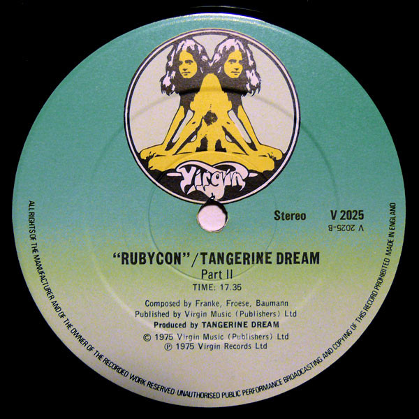 Tangerine Dream - Rubycon | Virgin (V2025) - 3