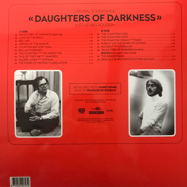 François De Roubaix - Daughters Of Darkness - Les Lèvres Rouges (Original Soundtrack) | Music On Vinyl (MOVATM215) - 4