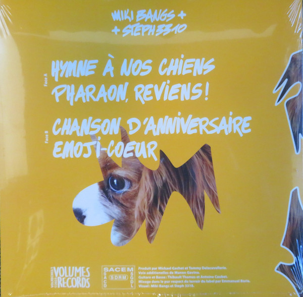 Miki Bangs + + Steph 3310 - Hymne À Nos Chiens | Volumes Records (VOLREC003/1) - 2 Miki Bangs + + Steph 3310 - Hymne À Nos Chiens | Volumes Records (VOLREC003/1) - 2