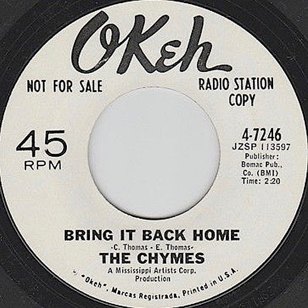The Chymes - Bring It Back Home | Okeh (4-7246) - main