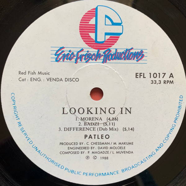 Patleo - Looking In | Eric Frisch Productions (EFL 1017) - 3