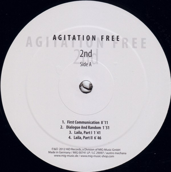 Agitation Free - 2nd | HiD (MIG 00741 LP) - main