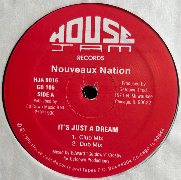 Nouveaux Nation - It's Just A Dream | House Jam Records (HJA 9016)