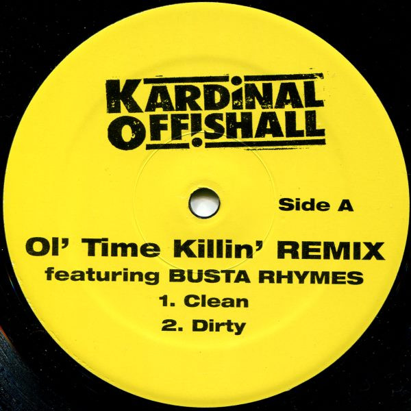 Kardinal Offishall - Ol' Time Killin Remix | Figure IV Entertainment (FIV 1211-1) - main