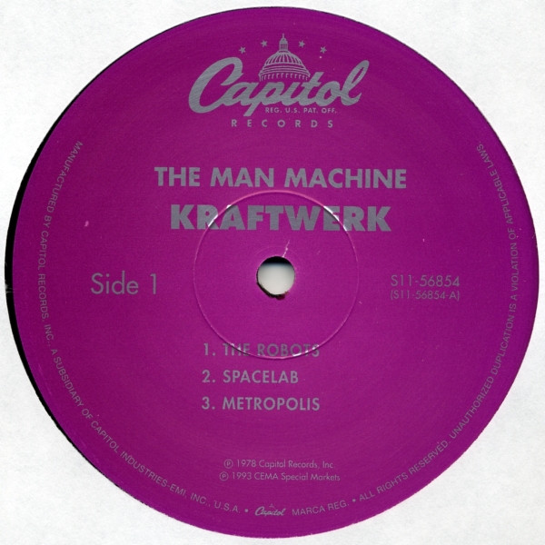 Kraftwerk - The Man Machine | Capitol Records (S11-56854) - 3 Kraftwerk - The Man Machine | Capitol Records (S11-56854) - 3