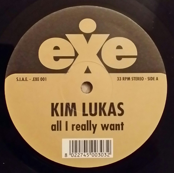 Kim Lukas - All I Really Want (Eiffel 65 Remix) | Exe Records (EXE 001) - 2 Kim Lukas - All I Really Want (Eiffel 65 Remix) | Exe Records (EXE 001) - 2
