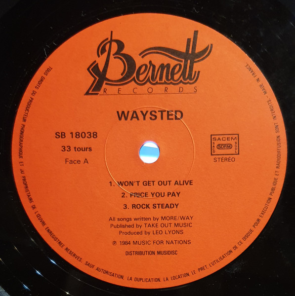 Waysted - Waysted | Bernett Records (SB 18038) - 3