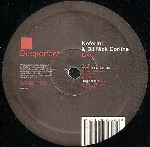 Stefano Noferini & Nick Corline - Live | Dee-P-erfect (DPE 122) - 2
