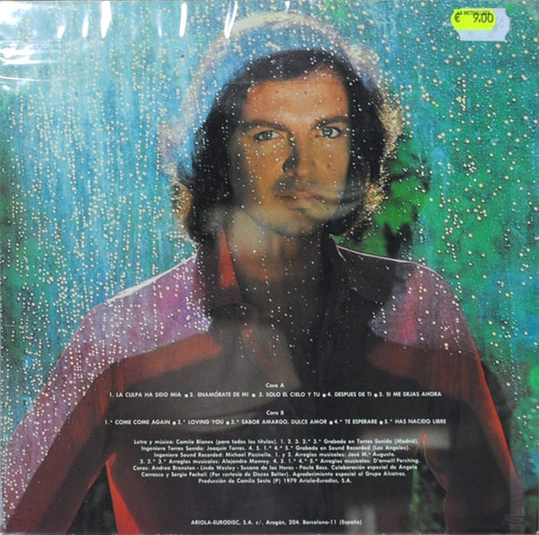 Camilo Sesto - Horas De Amor | Ariola (200.801-I) - 4