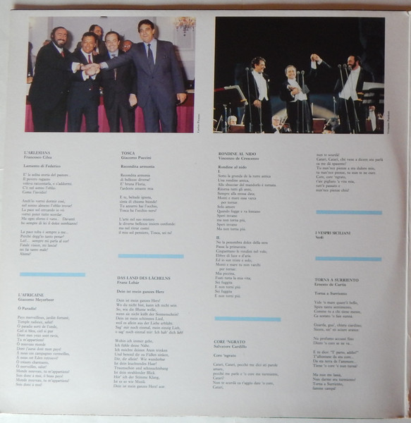 José Carreras , Placido Domingo , Luciano Pavarotti , Zubin Mehta - Em Concerto | Decca (430 818-1) - 4