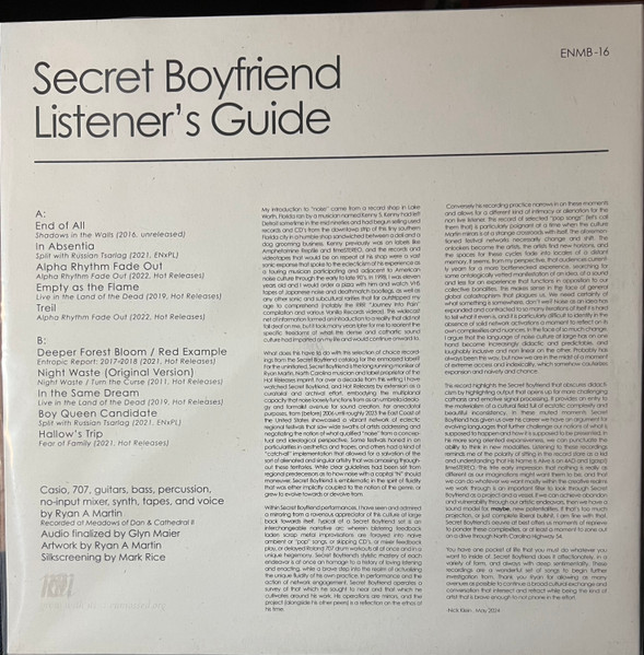 Secret Boyfriend - Listener's Guide | enmossed (ENMB-16) - 2 Secret Boyfriend - Listener's Guide | enmossed (ENMB-16) - 2