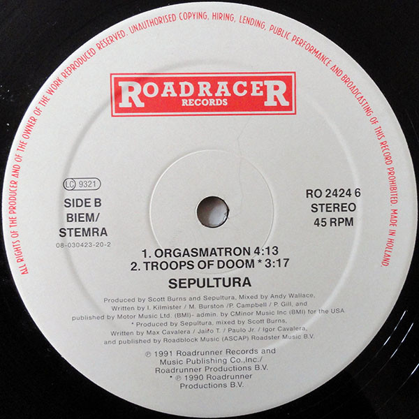 Sepultura - Under Siege (Regnum Irae) | Roadracer Records (RO 2424-6) - 4