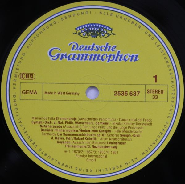 Various - Liebeszauber | Deutsche Grammophon (2535 637) - 2
