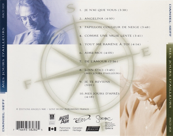 Daniel Seff - Mes Jours D'Ailleurs | Disques Musi-Art (MACD 5828) - 2 Daniel Seff - Mes Jours D'Ailleurs | Disques Musi-Art (MACD 5828) - 2