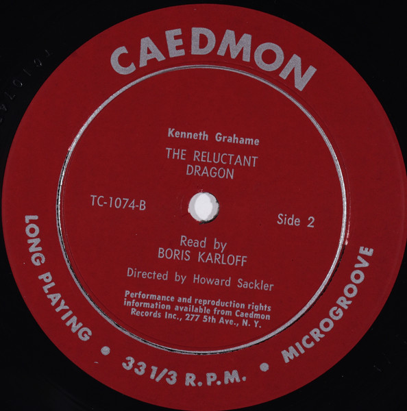 Kenneth Grahame / Boris Karloff - The Reluctant Dragon | Caedmon Records (TC 1074) - 4 Kenneth Grahame / Boris Karloff - The Reluctant Dragon | Caedmon Records (TC 1074) - 4