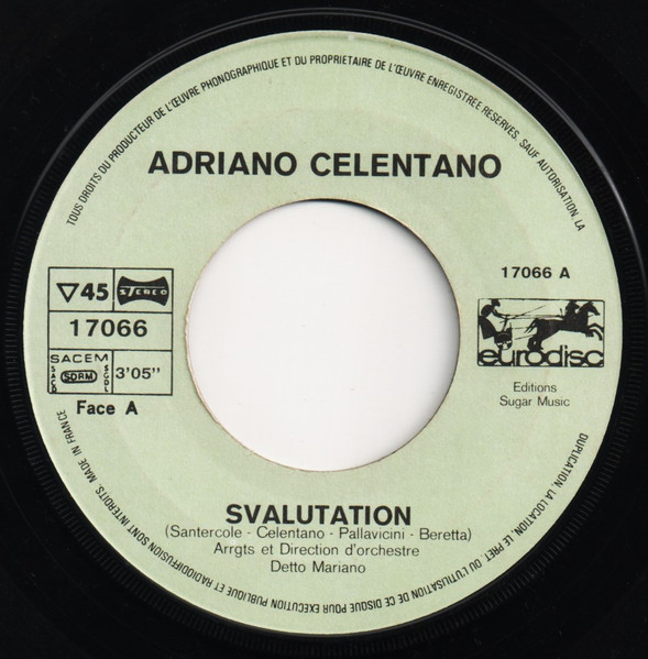 Adriano Celentano - Svalutation | Eurodisc (911065) - 3