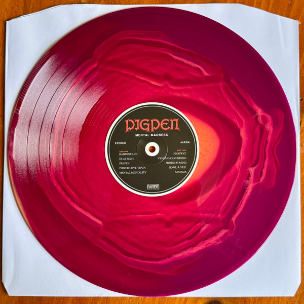 Pig Pen - Mental Madness (Limited Edition - Red Ripple Swirl Vinyl) [Vinyl] | Flatspot Records (FSR83) - 3