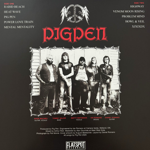 Pig Pen - Mental Madness (Limited Edition - Red Ripple Swirl Vinyl) [Vinyl] | Flatspot Records (FSR83) - 2