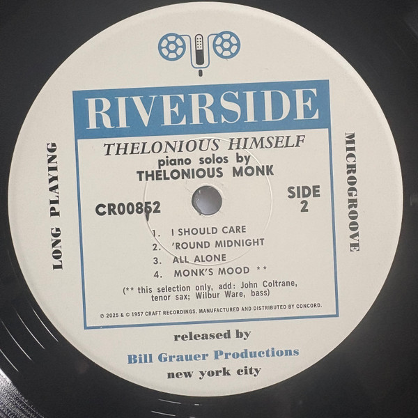 Thelonious Monk - Thelonious Himself | Riverside Records (CR00852) - 4