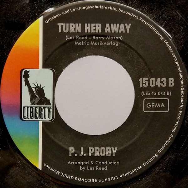 P.J. Proby - I'm Comin' Home | Liberty (15 043) - 3