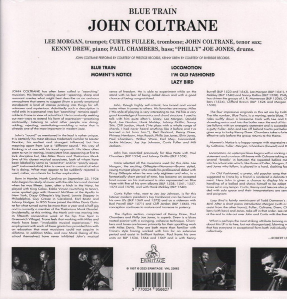 John Coltrane - Blue Train | Ermitage (VNL 22662) - 2