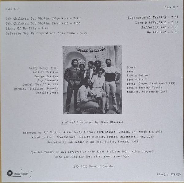 Black Stallion - We Are Men | Hornin' Sounds (HS-43) - 2 Black Stallion - We Are Men | Hornin' Sounds (HS-43) - 2