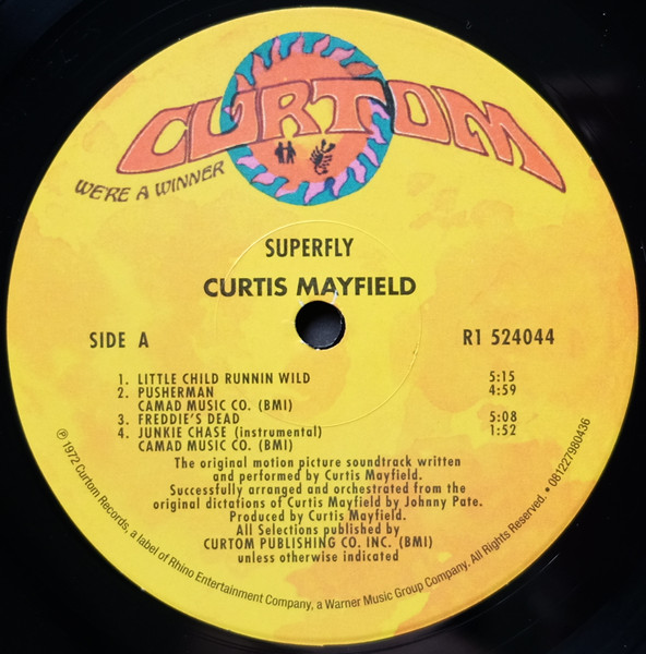 Curtis Mayfield - Super Fly | Rhino Records (R1 524044) - 4 Curtis Mayfield - Super Fly | Rhino Records (R1 524044) - 4