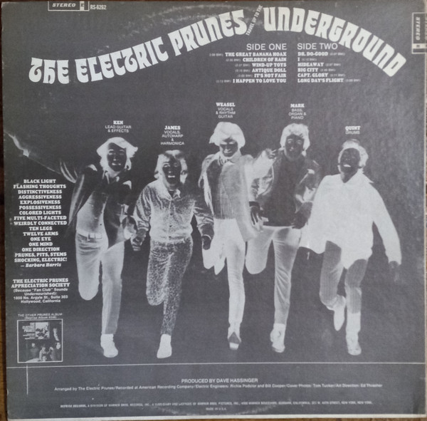 The Electric Prunes - Underground | Reprise Records (RS 6262) - 2 The Electric Prunes - Underground | Reprise Records (RS 6262) - 2