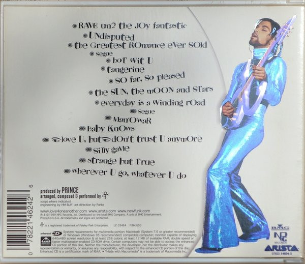 The Artist (Formerly Known As Prince) - Rave Un2 The Joy Fantastic | NPG Records (07822-14624-2) - 4