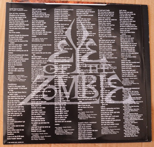 John Fogerty - Eye Of The Zombie | Warner Bros. Records (1590971) - 3