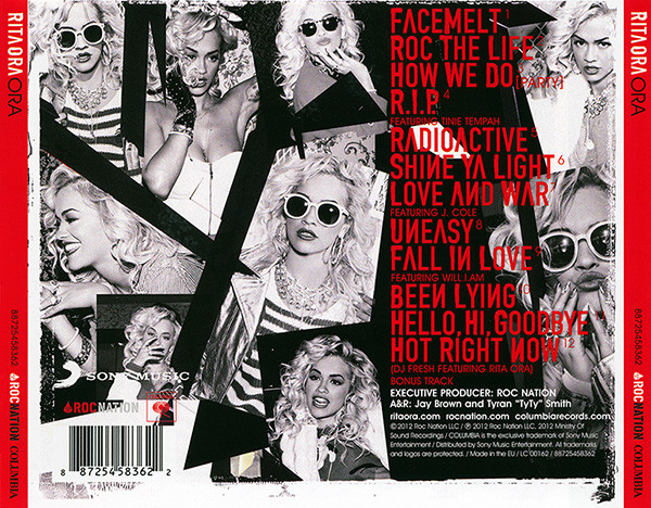 Rita Ora - ORA | Roc Nation (88725458362) - 2